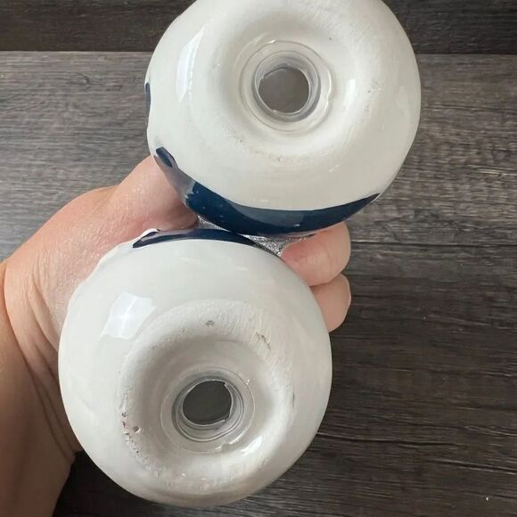 Blue and White Holiday Ornament Set - Picture 2 of 3